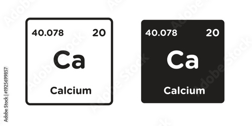 Calcium icon. modern vector symbols set