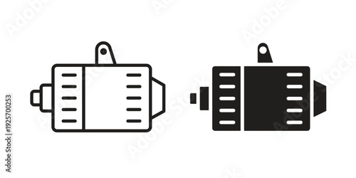 Car alternator icon. modern vector symbols set