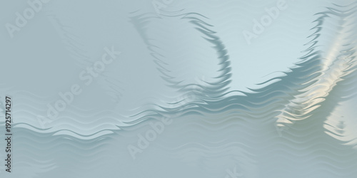 Canvastavla Vibrant green yellow gradient with smooth noise texture on fractal glass ripple