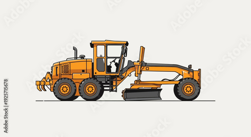 Industrial Grader Vehicle Construction Machine Equipment Engineering