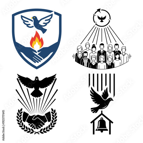 Pentecost Apostles Disciples and Jerusalem Icon Bundle