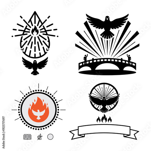 Pentecost Heaven Miracle and Blessing Icon Bundle