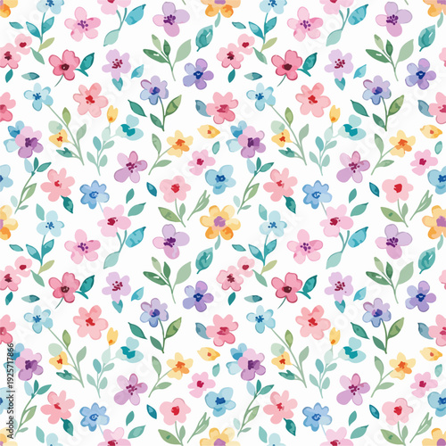 Foto Sweet Wildflower Illustration with a Modern Yet Timeless Aesthetic