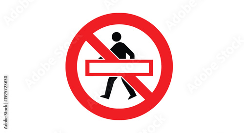 No skateboarding allowed a red circle with a crossed out skater