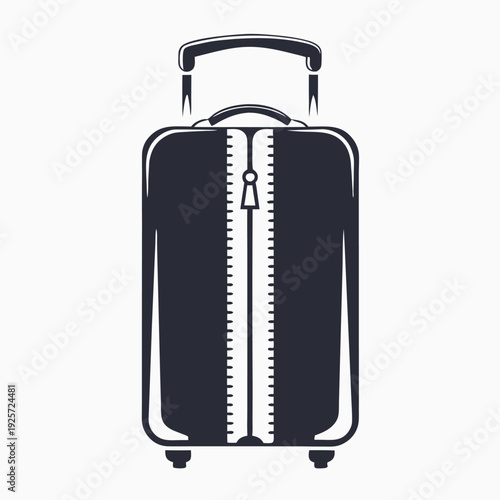 Scalable Vector Suitcase Illustration for Tourism Industry and Voyage Concepts