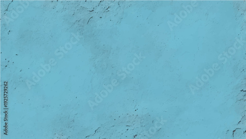 Antique blue paint texture on an old grunge concrete wall surface creates a rough vintage pattern with a dirty aged design