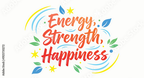 Emotional state icons with colorful leaves and stars