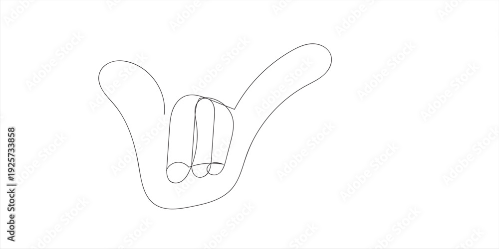 Obraz premium Feather pen drawing or writing. Continuous line drawing.