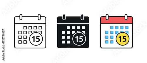 Reservation timing depicted as a monthly calendar page with a single highlighted date square and top binding edge clearly visible