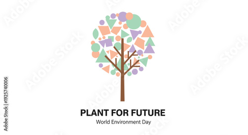 Environmental icon for World Environment Day