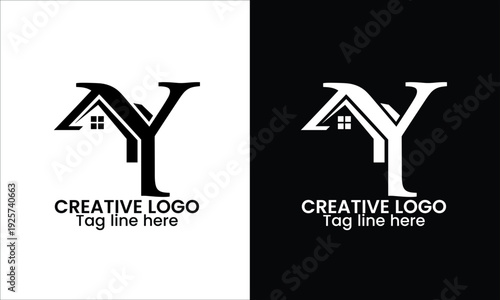 y letter real estate logo 3