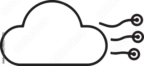 wind clouds icon sign vector
