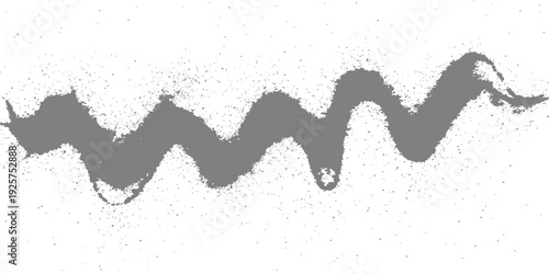 Grunge black ink splashes and paint splat vector pattern creating a dirty heart silhouette and artistic splatter stain design on a white paper background texture