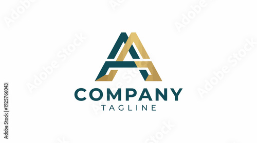 This logo features a stylish and modern representation of the letter A, using clean lines and elegant shapes to create a professional identity for various business types.