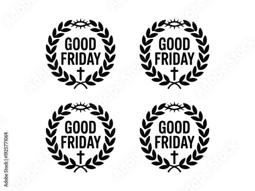 Four religious emblems proclaim the Good.