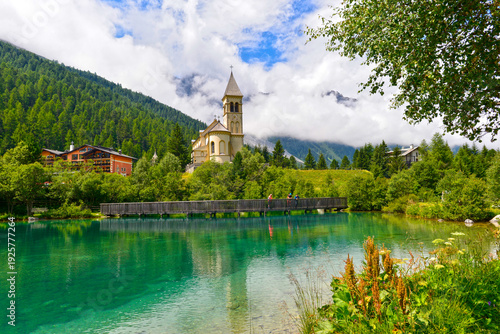 Принти на полотні Bergdorf Sulden (Solda) in Südtirol, Italien