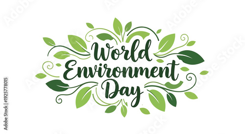 World Environment Day logo vector