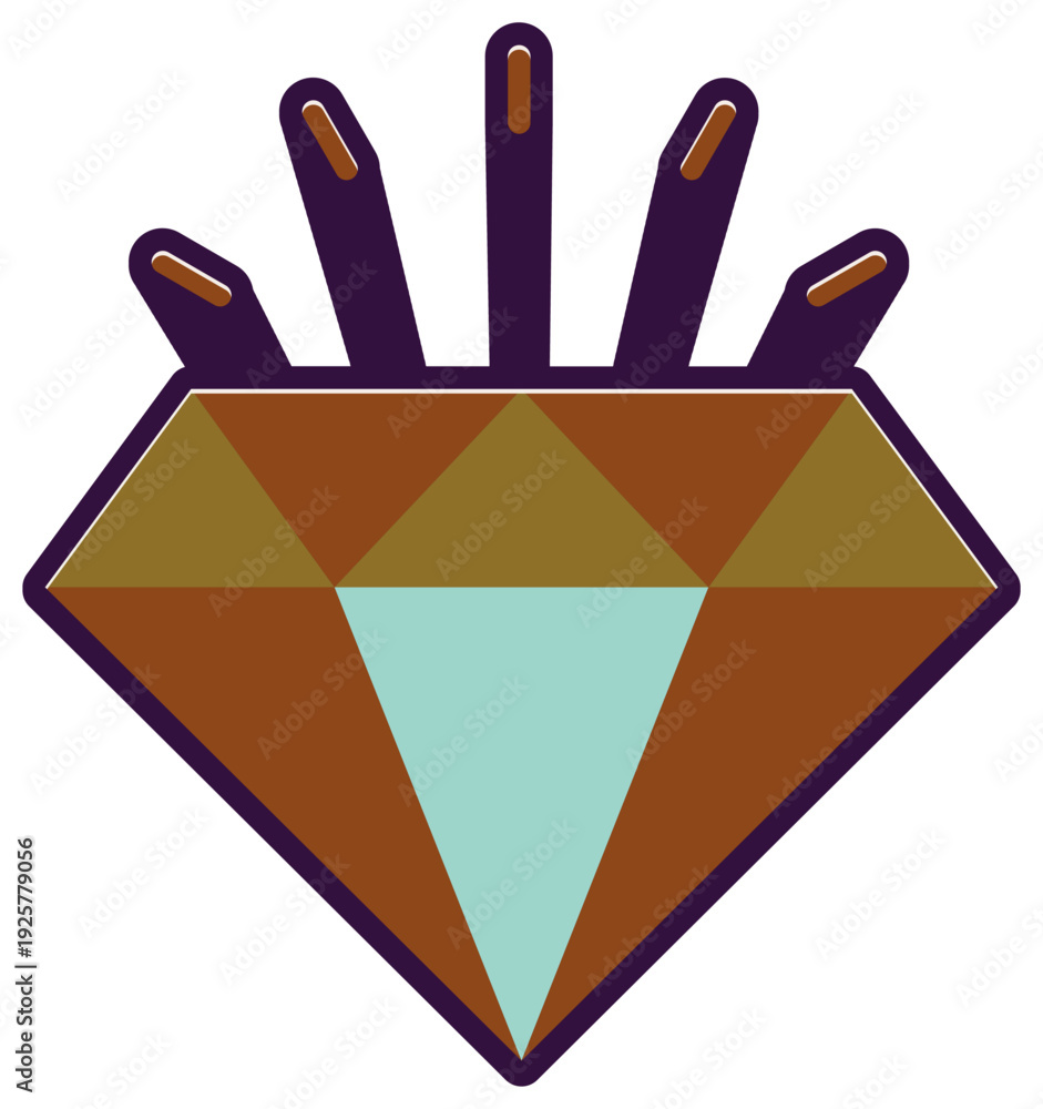 custom made wallpaper toronto digitalGemstone sticker