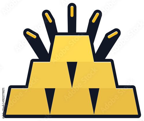 Wallpaper Mural Gold sticker Torontodigital.ca