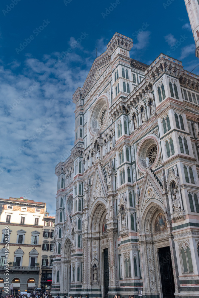 Obraz premium Firenze - Toscana - Italia. Scorci o particolari della Cattedrale di Santa Maria del Fiore.
