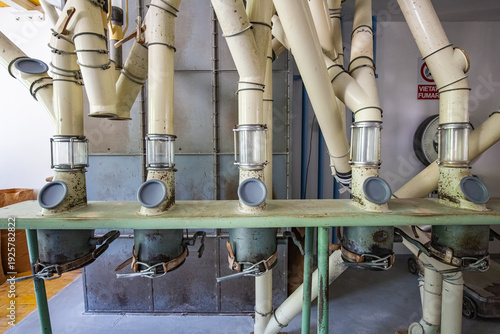 Wallpaper Mural Complex Flour Distribution and Piping System Torontodigital.ca