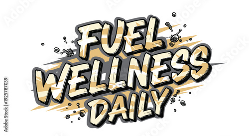 Fuel Wellness Daily typography