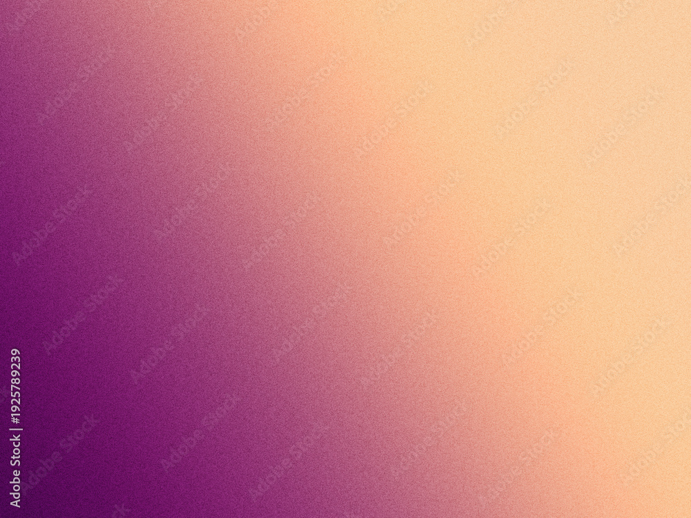 Obraz premium Peach Purple Abstract Gradient Background – Soft Grain Texture in Warm Pastel Tones