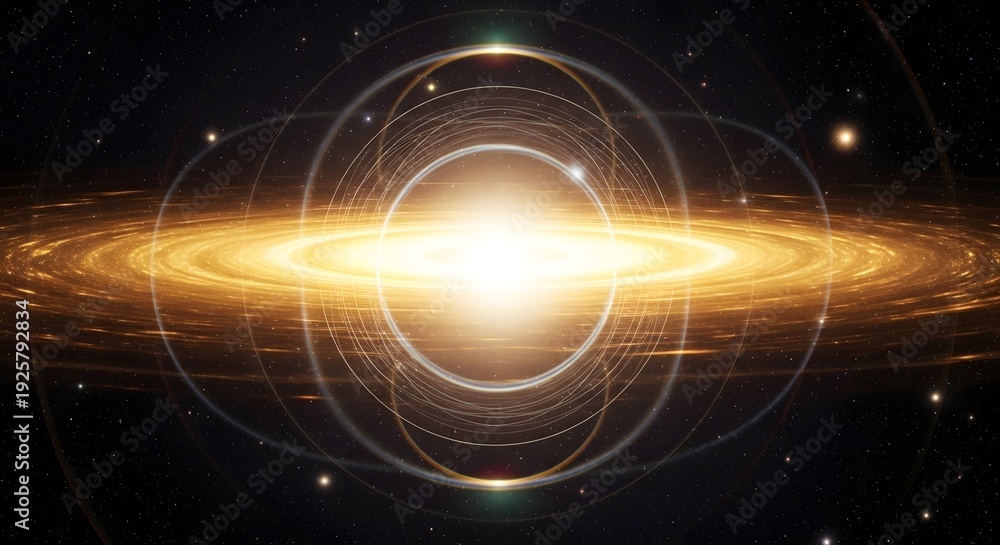 Obraz premium Singularity Event Horizon General Relativity Physics