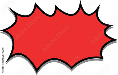 Abstract comic brust. Blank tag design. Retro empty comic speech bubble. Cartoon exclusive font label tag expression. Manga speed burst frame.