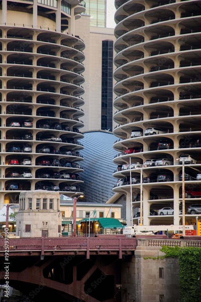 custom made wallpaper toronto digitalView of Chicago Buildings at Sunrise