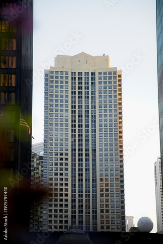 Wallpaper Mural View of Chicago Buildings at Sunrise Torontodigital.ca