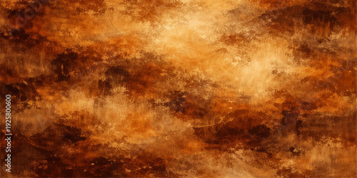 Abstract grunge background with a burning fire texture featuring orange flames and red smoke over a dark nebula sky pattern