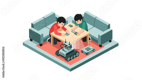 Children programming robots: engaging stem learning in a cozy living room