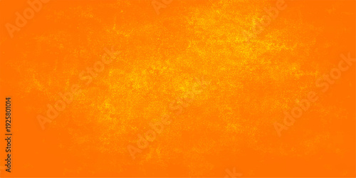 Abstract orange grunge background with a vintage textured paper pattern featuring swirls of red fire and yellow paint for a hot inferno art design