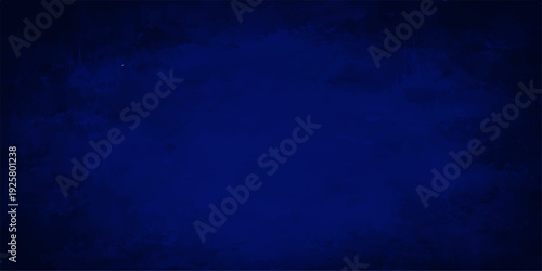 A dark blue grunge background features a vintage paper texture with aged paint patterns and subtle purple light across a weathered canvas material