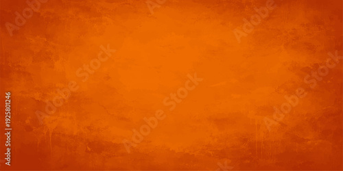 A vintage grunge wallpaper features an aged orange paper texture with a hot fire pattern of red and yellow flames and smoke art for an inferno backdrop