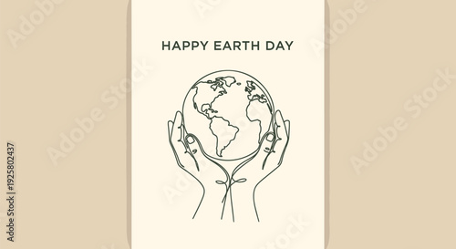 Earth Day icon vector