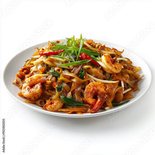 Char Kway Teow Noodles with Shrimp