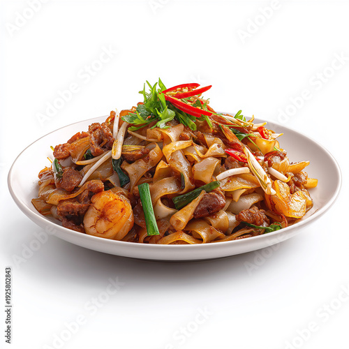 Char Kway Teow Asian Noodle Dish