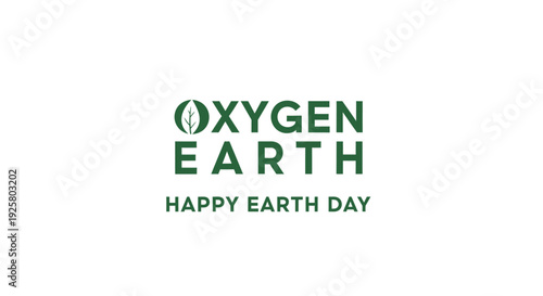 Earth Day logo vector graphic