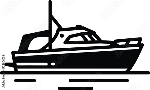 speedboat on water