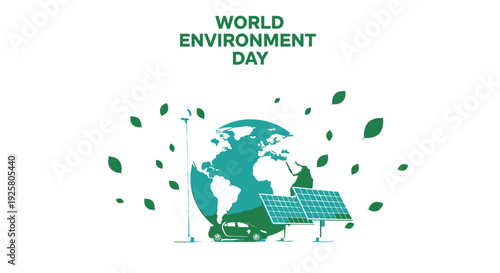 World Environment Day eco icons