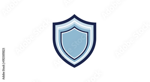 Shield Icon Representing Protection, Security, Privacy, and Confidentiality With a Modern Stylish