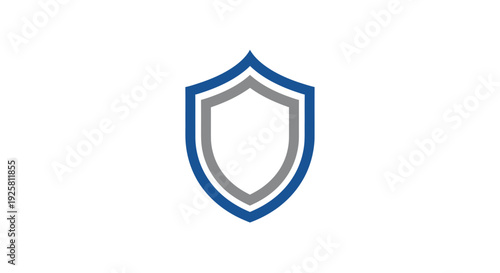 Shield Icon Representing Protection, Security, Safety, and Defensive Measures for Various Topics