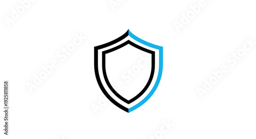 Shield Icon Representing Protection, Security, Safety, and Defensive Strategy Concept