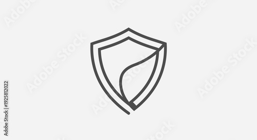 Free Download Shield Icon with Leaf Design Symbolizing Security, Nature, And Protection Elements - GFXLoad