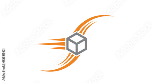 Speedy And Efficient Package Delivery Concept Depicting Fast Shipping Worldwide Services