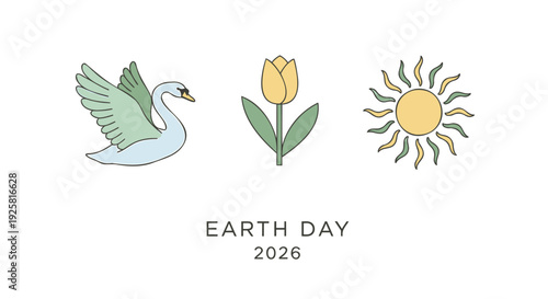 Earth Day icon set, 3 icons