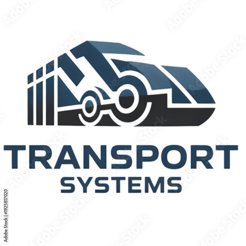 Transport Systems Logo Design isolated on transparent background.