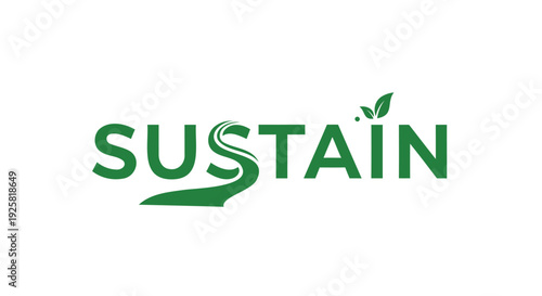 Sustain logo vector
